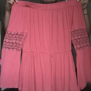 Off the shoulder romper